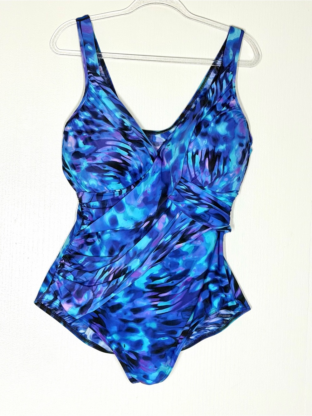 Miraclesuit plus size Sous Marine Revele Blue & Purple One-Piece Swimsuit